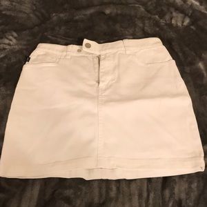Mini white skirt vintage
